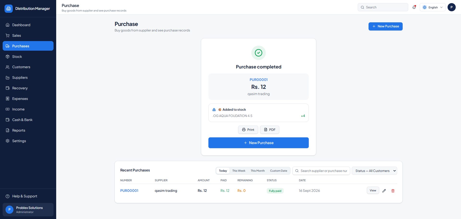 Problex Solutions highlight